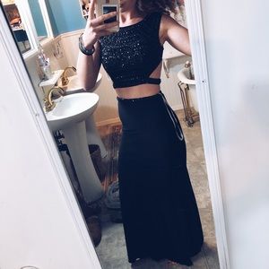 Sherri Hill Size 00 Two Piece Gown